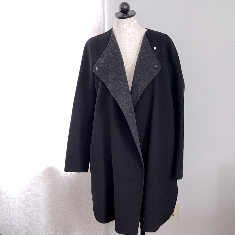 Vince Two Tone Wool Coat